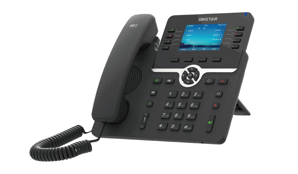 DINSTAR C66GP High-end Business SIP Phone with POE & Without Adapter