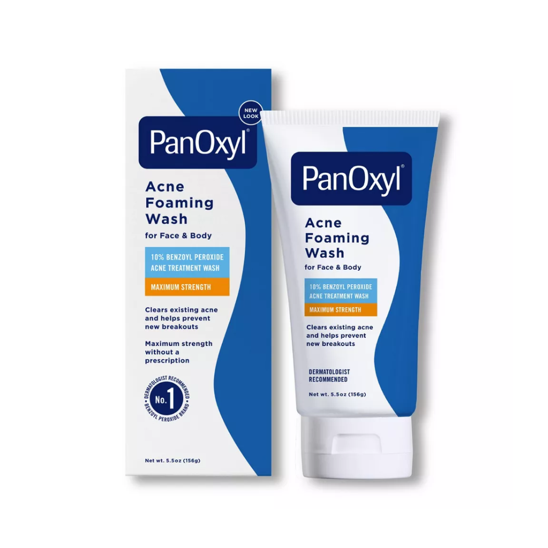 PanOxyl Acne Foaming Wash Benzoyl Peroxide 10% Maximum Strength