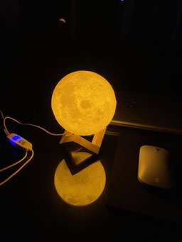 Velador luna 3D