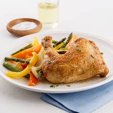1/4  Poulet à la sauce Blanche
