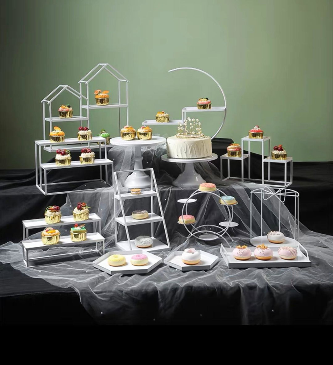 White Dessert Tray