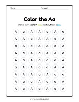 Kids Monster Worksheet 100 halaman