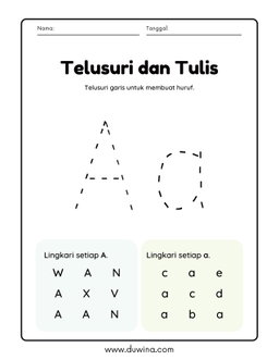 Kids Monster Worksheet 100 halaman
