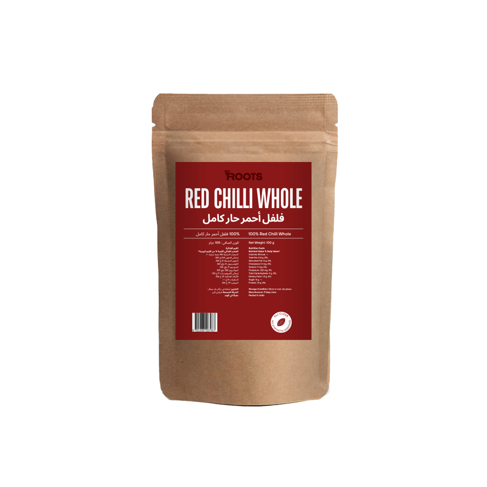 Roots Red Chilli Whole 100g_0