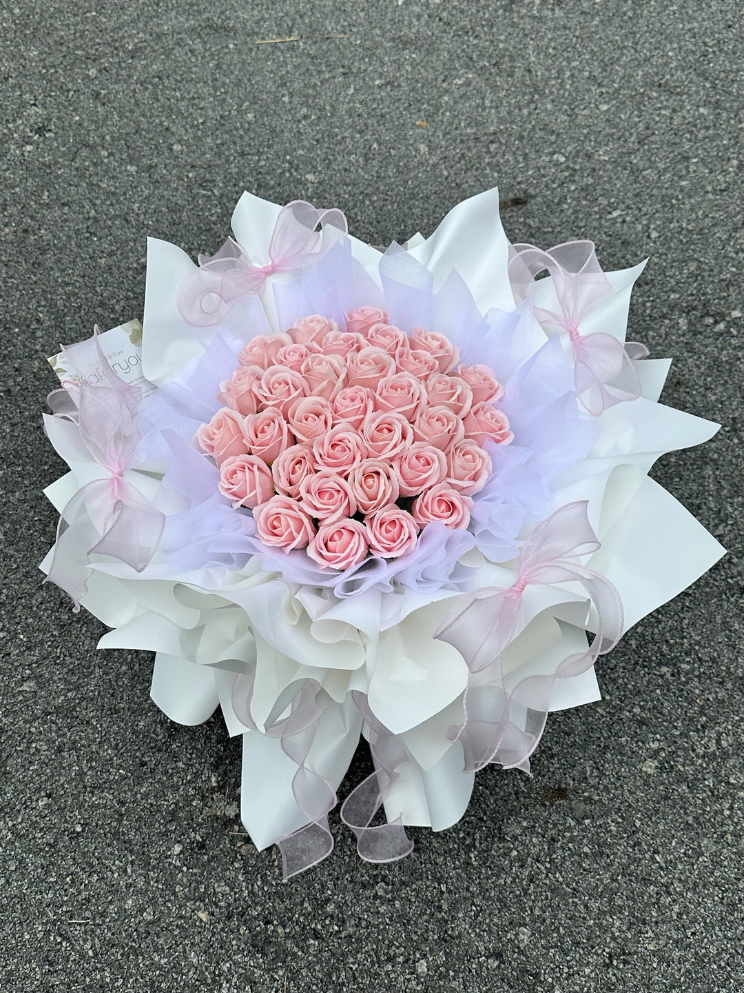 33 Stalk Soap Flower Bouquet 