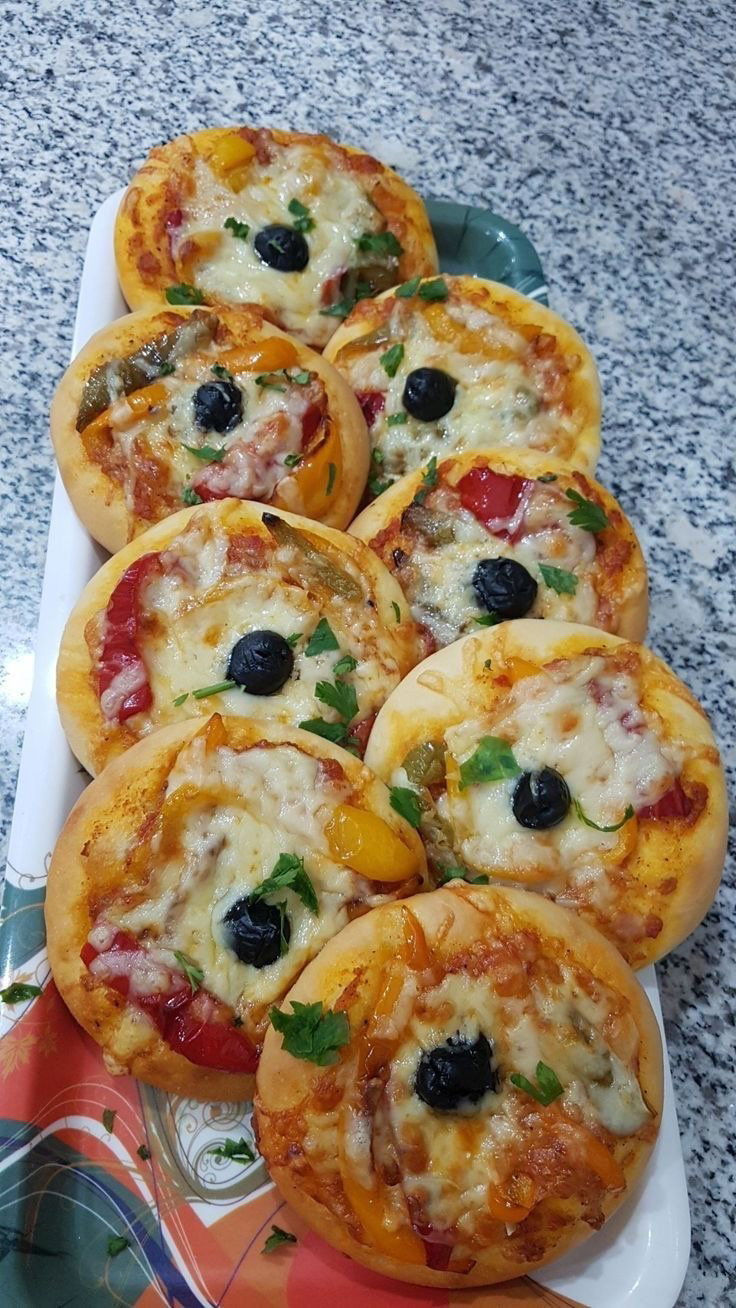 Mini pizza au fromage _0