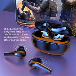 Danjo Air7 Wireless Earbud Type C Hifi Stereo Waterproof Buds Earphone Pro ENC Noise Cancelling  & in-ear Headphone