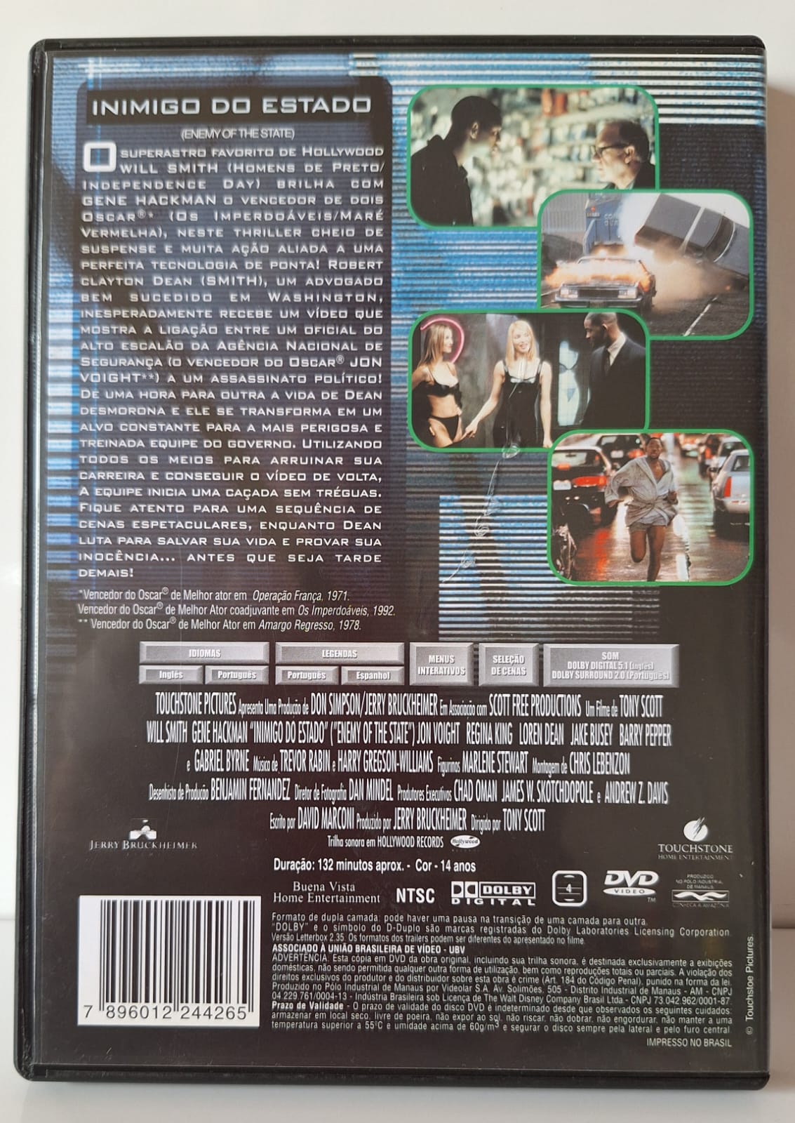 Dvd Filme Inimigo do Estado_1