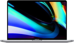 Apple MacBook Pro fin 2019 avec Intel Core i7 (16 pouces, 16 Go de RAM, 512 Go) Gris