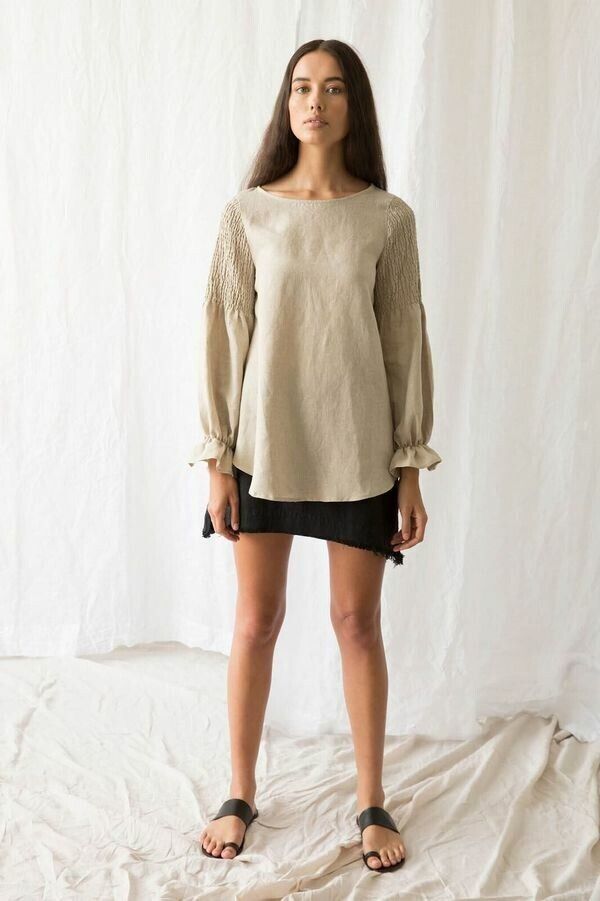 Marle Linen Top Size 10