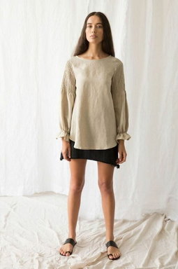 Marle Linen Top Size 10