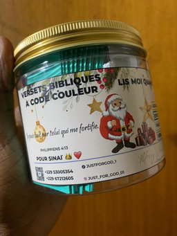 Boîte à versets spécial Noël 