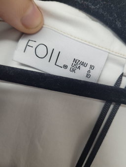 Foil shirt size 10