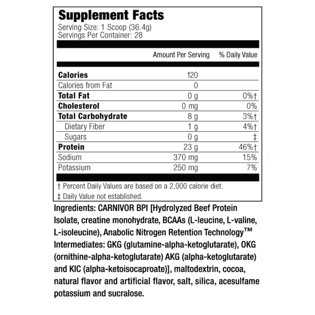 Carnivor Isolate caramel vainilla 2lbs MUSCLEMEDS _1