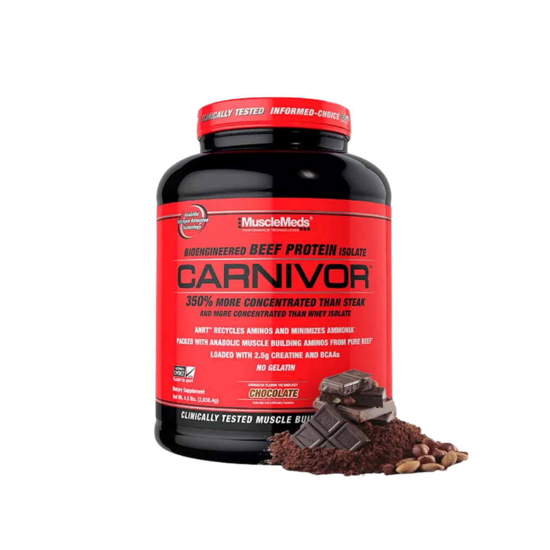 Carnivor Isolate chocolate 4lbs MUSCLEMEDS_0