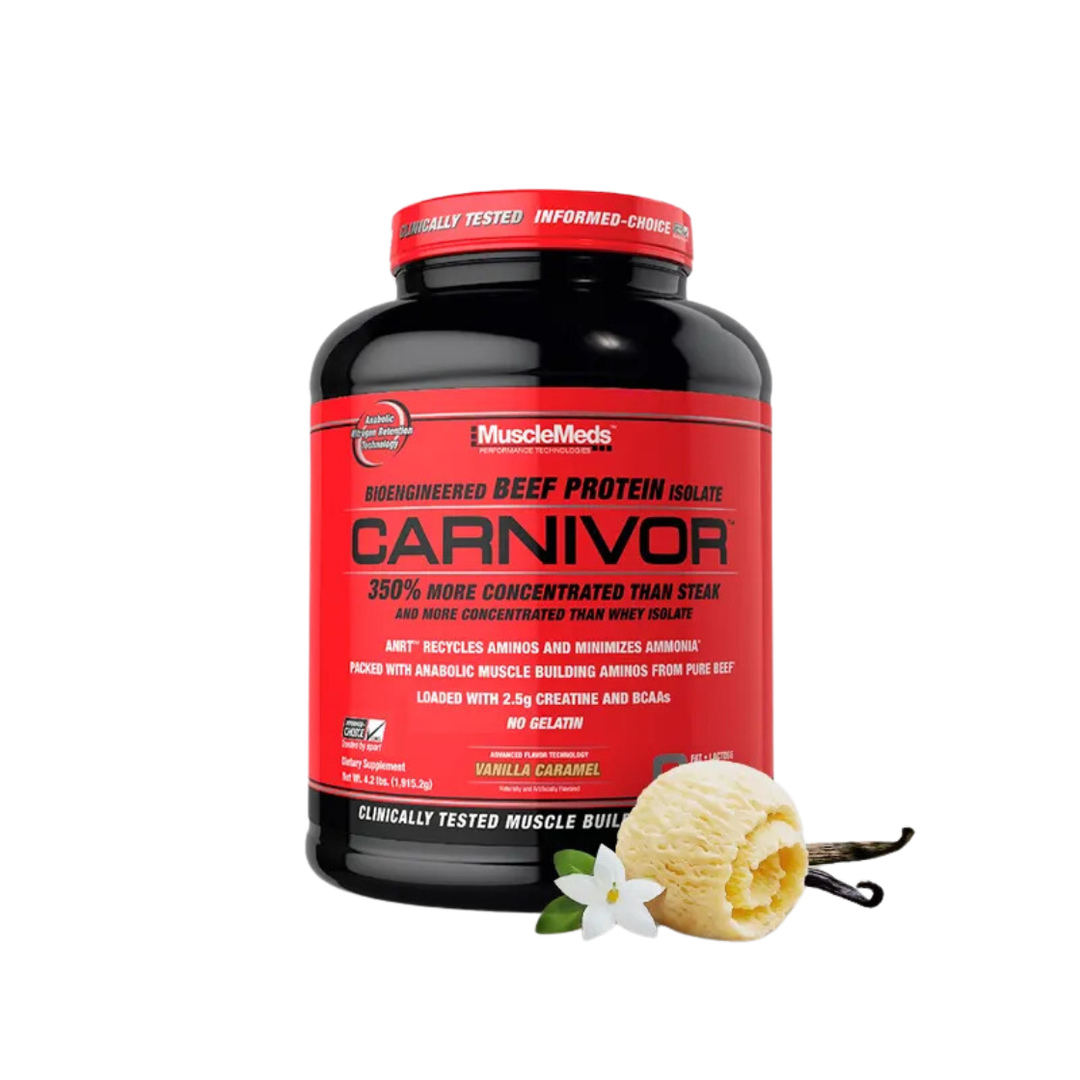 Carnivor Isolate caramel vainilla 4lbs MUSCLEMEDS