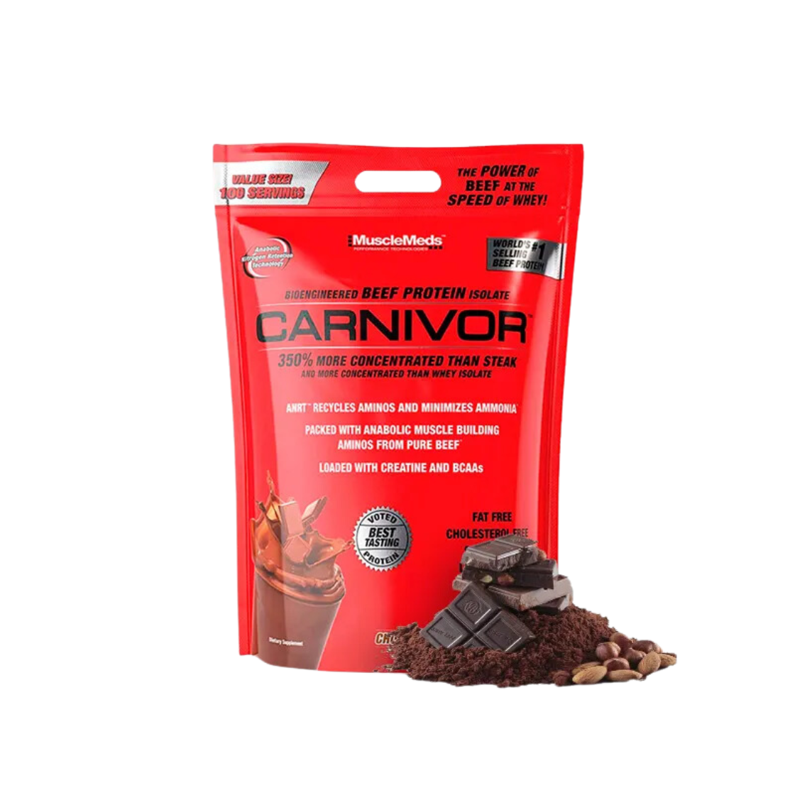 Carnivor Isolate chocolate 8lbs MUSCLEMEDS_0