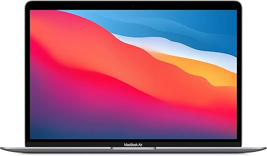 Ordinateur portable Apple MacBook Air 2020 : puce Apple M1, écran Retina 13", 8 Go de RAM, stockage SSD 256 Go, clavier rétroéclairé, caméra FaceTime HD, Touch ID - gris_1