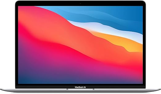 Ordinateur portable Apple MacBook Air 2020 : puce Apple M1, écran Retina 13", 8 Go de RAM, stockage SSD 256 Go, clavier rétroéclairé, caméra FaceTime HD, Touch ID - argent_1