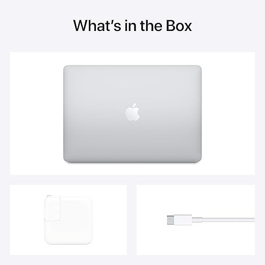Ordinateur portable Apple MacBook Air 2020 : puce Apple M1, écran Retina 13", 8 Go de RAM, stockage SSD 256 Go, clavier rétroéclairé, caméra FaceTime HD, Touch ID - argent_5