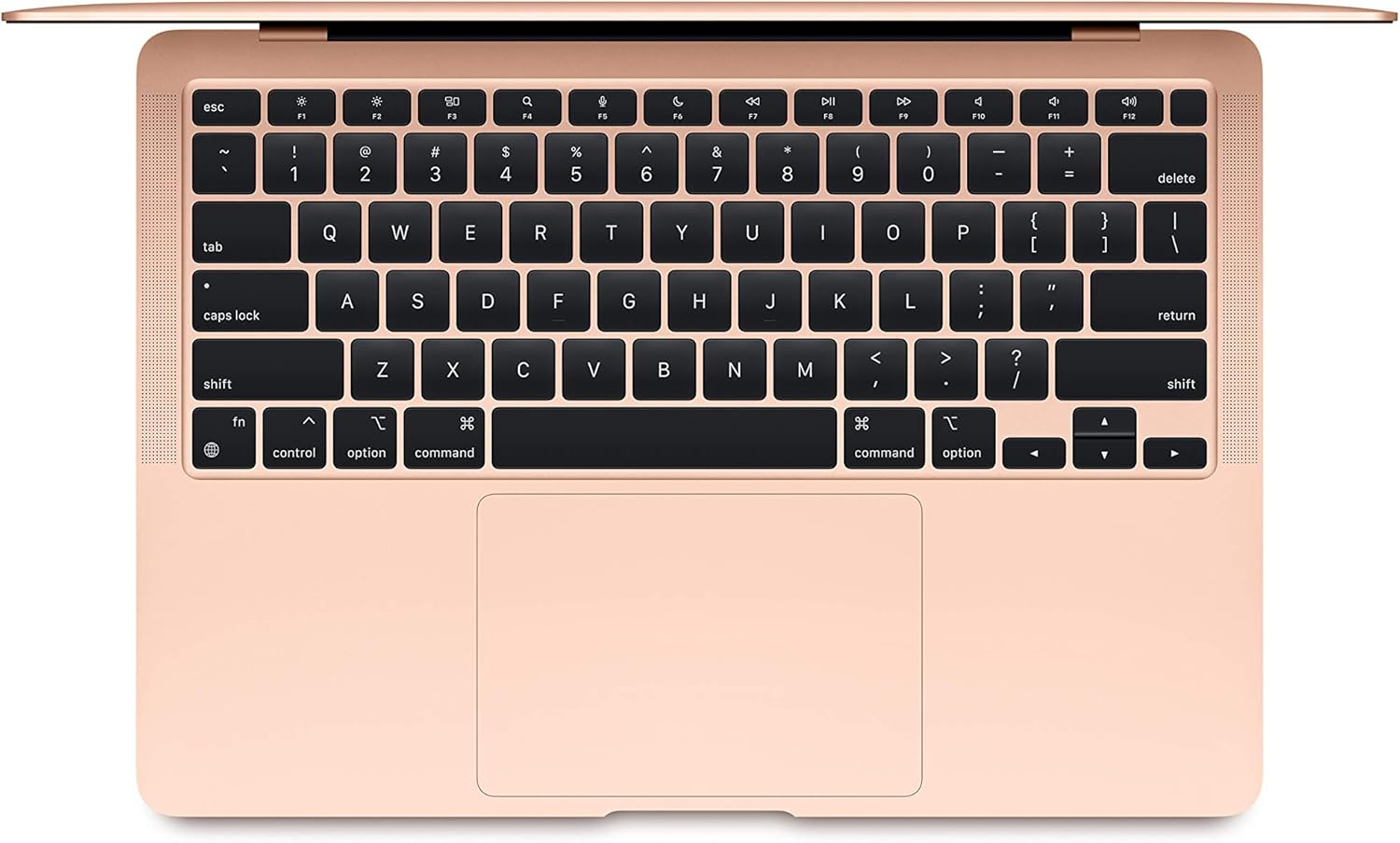 Ordinateur portable Apple MacBook Air 2020 : puce Apple M1, écran Retina 13", 8 Go de RAM, stockage SSD 256 Go, clavier rétroéclairé, caméra FaceTime HD, Touch ID - or_2