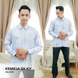Kemeja Sarimbit - Silky Maxi Full Motif Fashion