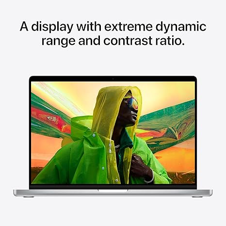 Apple MacBook Pro 2021 (14 pouces, puce M1 Pro avec processeur à 8 cœurs et processeur graphique à 14 cœurs, 16 Go de RAM, SSD de 512 Go) - Argent_5