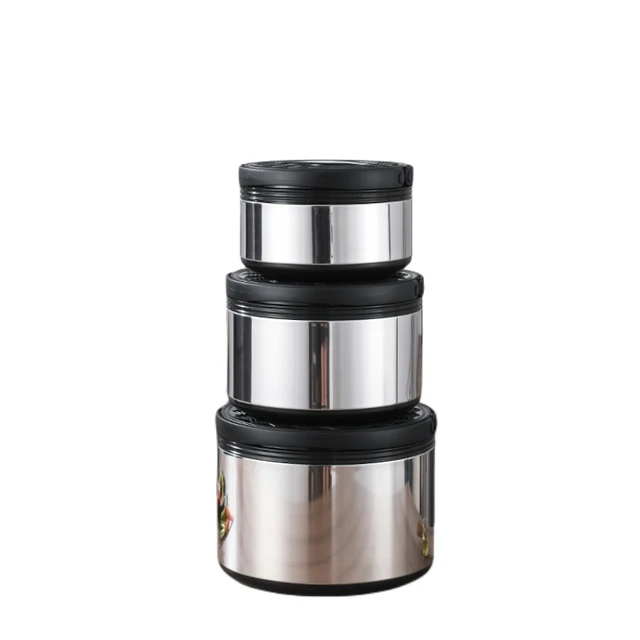 3 pcs Stainless Steel Food Warmer._0