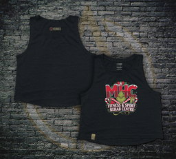 MHC Ladies Grinch Crop - Black