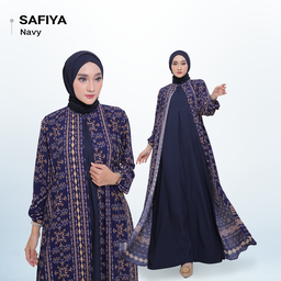 Warna Warni Brand Dress safiya Bahan Rayon Diamond - XL