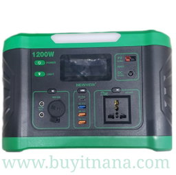 PORTABLE LITHIUM POWER STATION ENERGY STORAGE SYSTEM NV-Q5002 1200W
