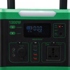 PORTABLE LITHIUM POWER STATION ENERGY STORAGE SYSTEM NV-Q5002 1200W_6