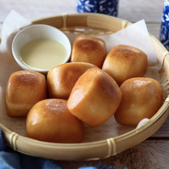 Fried Mantou with Condensed Milk_0