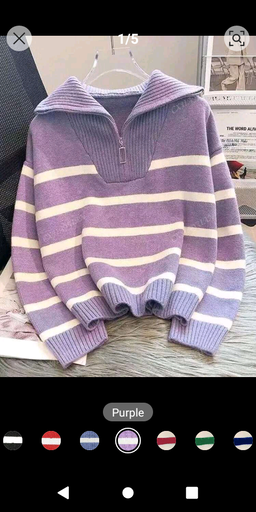 New Autumn Stripped Crew Neck All- Match Sweater, Fashionable & Simple Pullover Design 