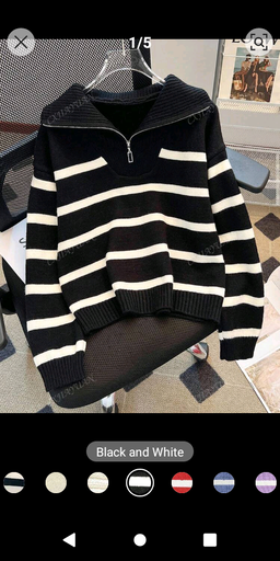 New Autumn Stripped Crew Neck All- Match Sweater, Fashionable & Simple Pullover Design 