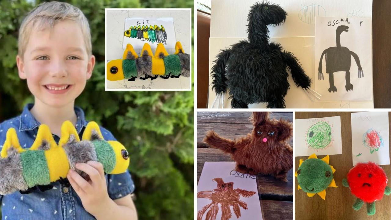 Kids Drawing to Real Life Soft Doll_5