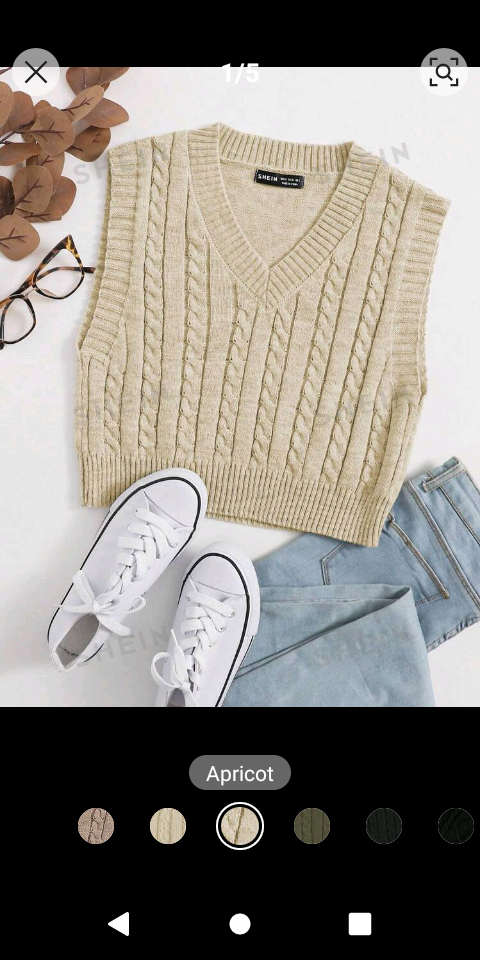 Women's Color V-Neck Sleeveless Minimalist Knit Top, Casual Everyday Wear_3