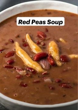 Red peas soup 