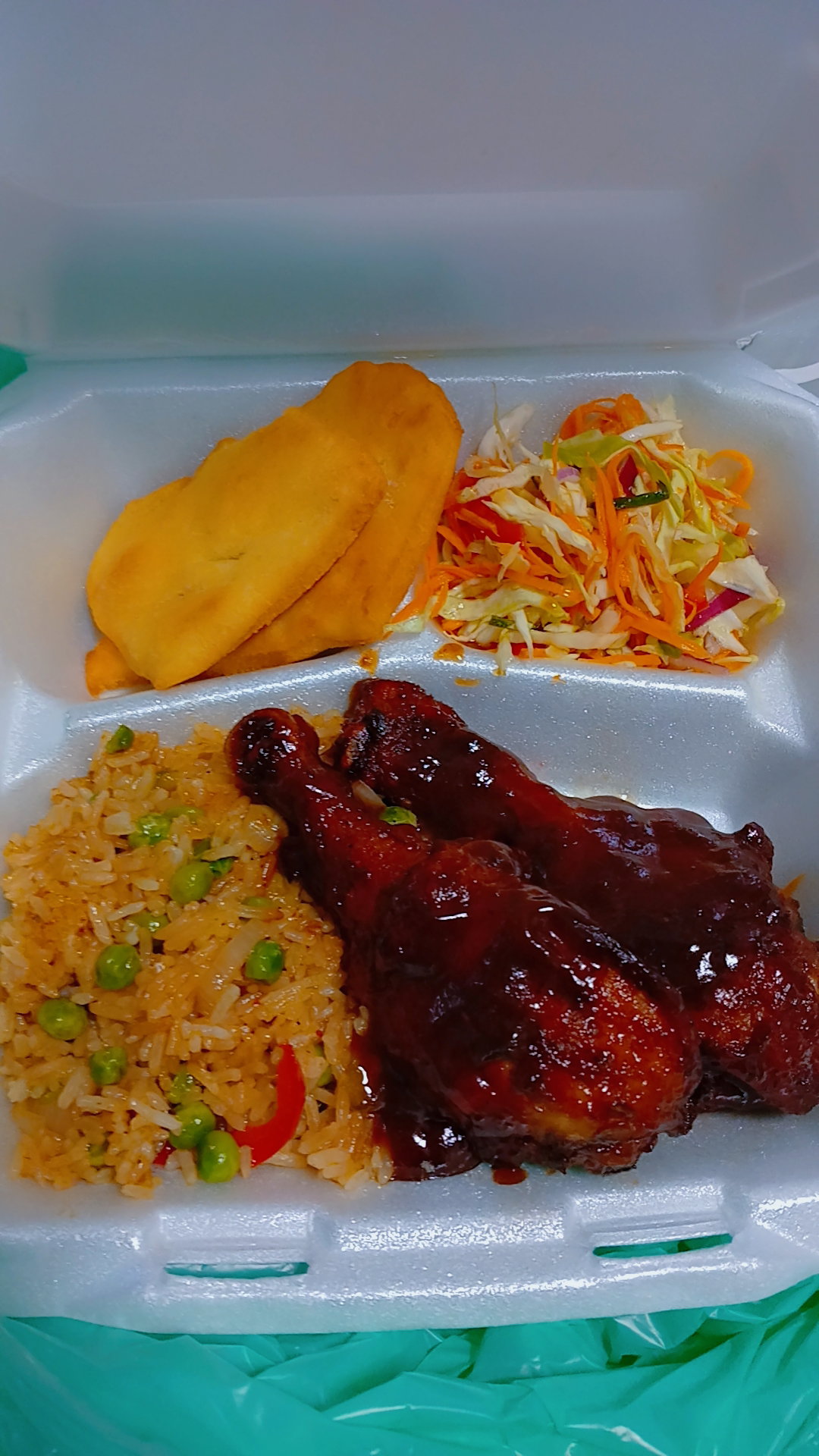 Barbie Fried Chicken served with fried rice_0