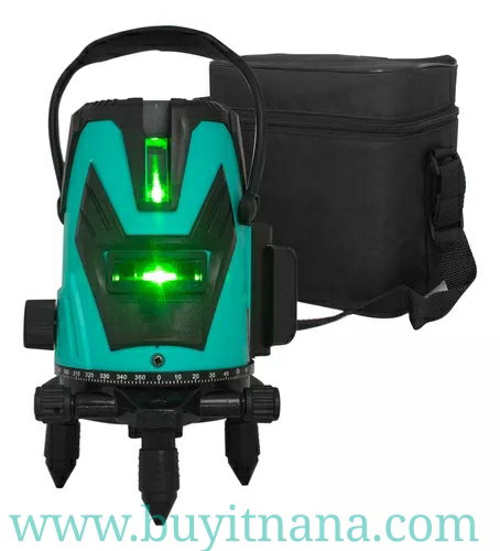PROFESSIONAL AUTOMATIC GREEN ROTARY LASER LEVEL WITH CASE