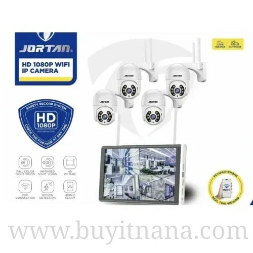 INTEGRATED CCTV SYSTEM WITH 4 SMART CAMERAS WiFi + MONITOR (Jordan)_1