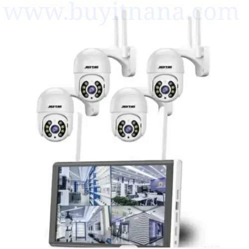 INTEGRATED CCTV SYSTEM WITH 4 SMART CAMERAS WiFi + MONITOR (Jordan)_0