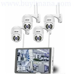 INTEGRATED CCTV SYSTEM WITH 4 SMART CAMERAS WiFi + MONITOR (Jordan)