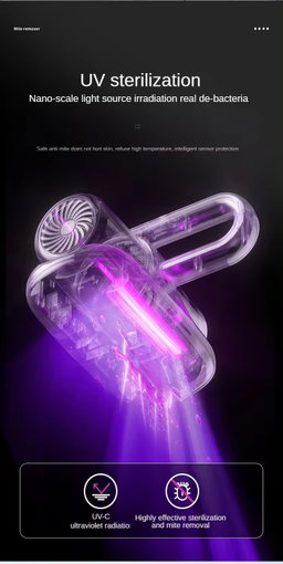 Handheld Wireless Anti-Dust Mite Vacuum Cleaner
