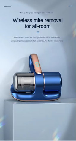 Handheld Wireless Anti-Dust Mite Vacuum Cleaner