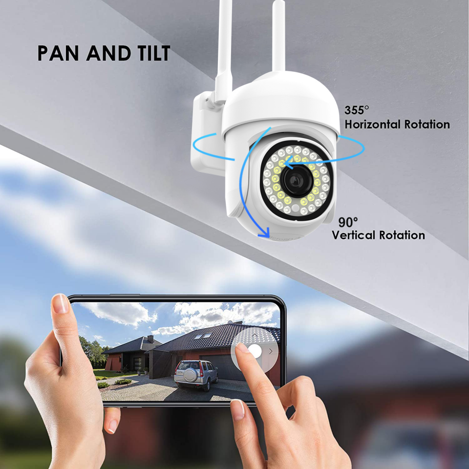 Auto-Tracking 5G PTZ Outdoor Wi-Fi Camera with Siren Alarm_2