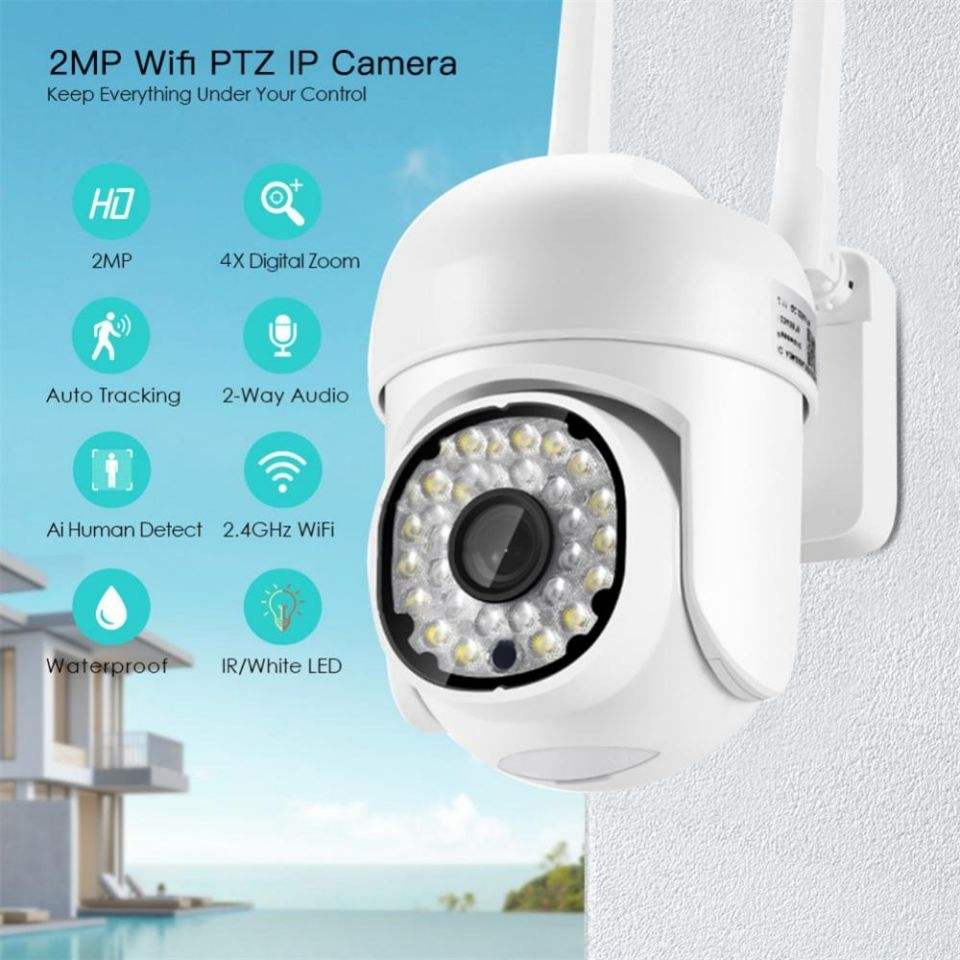 Auto-Tracking 5G PTZ Outdoor Wi-Fi Camera with Siren Alarm_1