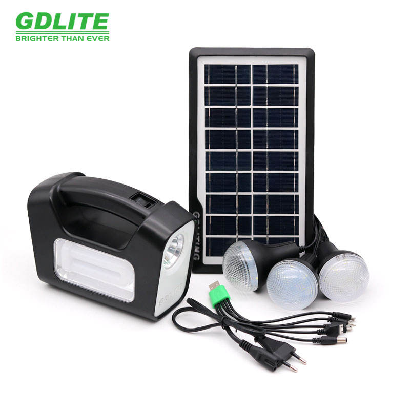  GD-3 Solar Lighting System Portable Solar Energy Kit (GDPLUS)_1
