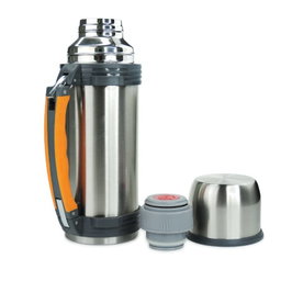  1.2L Stainless Steel Outdoor Travel Coffee Pot & Thermos with Vacuum Insulation