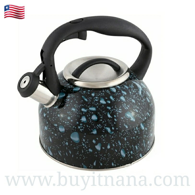 MALLORY LACRIMA STAINLESS STEEL WHISTLING KETTLE